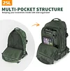 20L Taktischer Rucksack Milit&auml;r Daypack Wasserabweisend MOLLE Klein Reiserucksack Bundeswehr Sportrucksack Radrucksack f&uuml;r Herren Damen Fitness Radfahren Outdoor, Schwarz/Braun/Camo