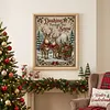 Reindeer Sleigh DIY 11CT 3 Strand Stamped Cross Stitch Kit 40x50cm tapestrymarket
