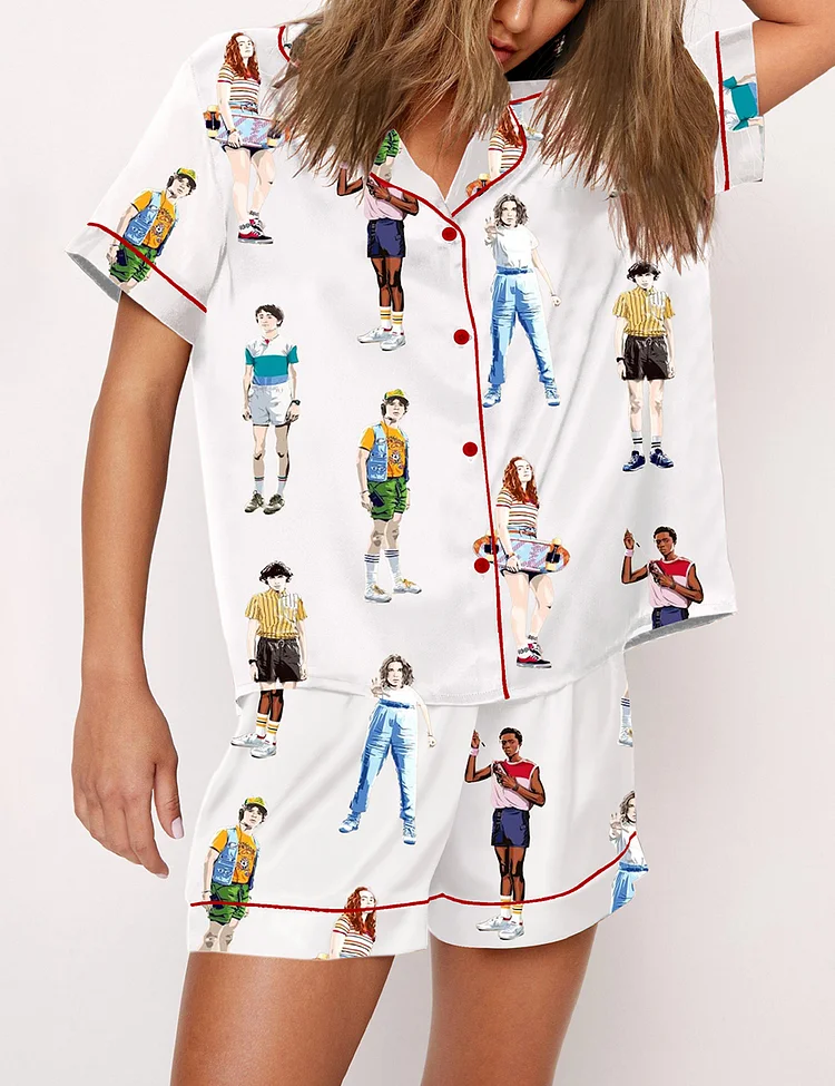 Women's Stranger Things Friends Don't Lie Pajama Set