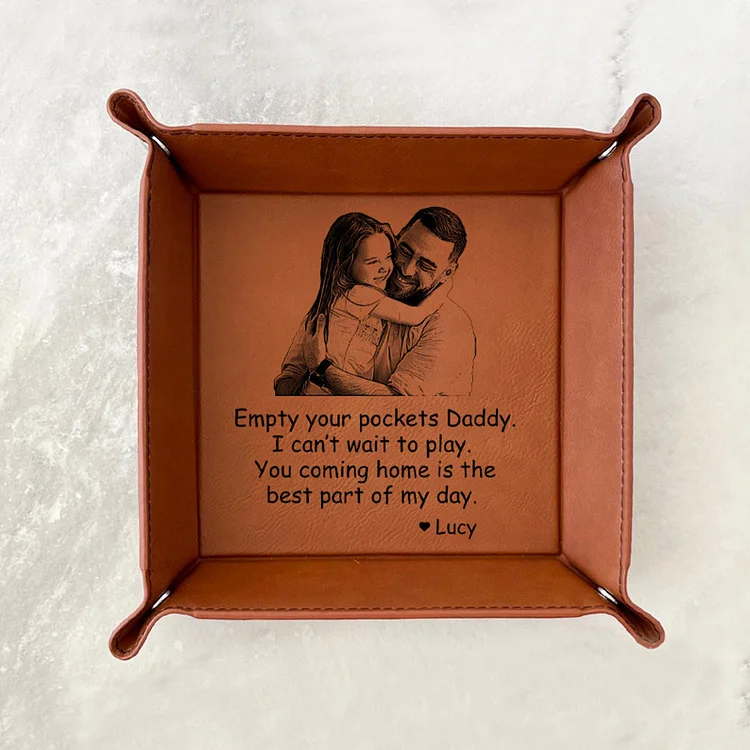 Valet Tray for Dad, Father's Day Gift, Catch All Table Tray, Coming ...