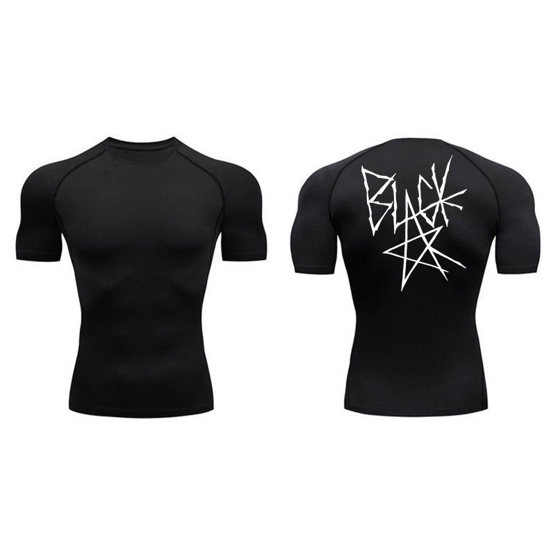 Black Star Compression T-Shirt
