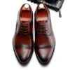 Mens Cap Toe Derby Dress Business Shoes