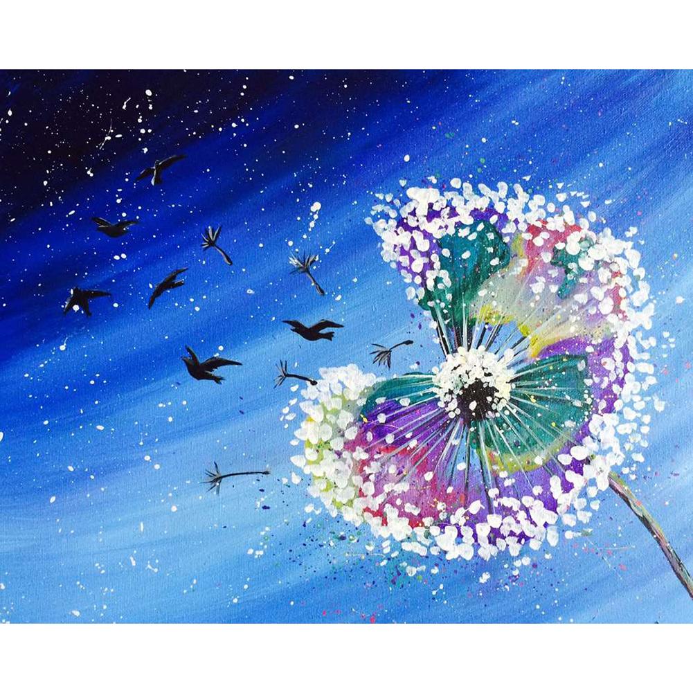 

Colorful Dandelion - Round Drill Diamond Painting - 40x30cm, 501 Original