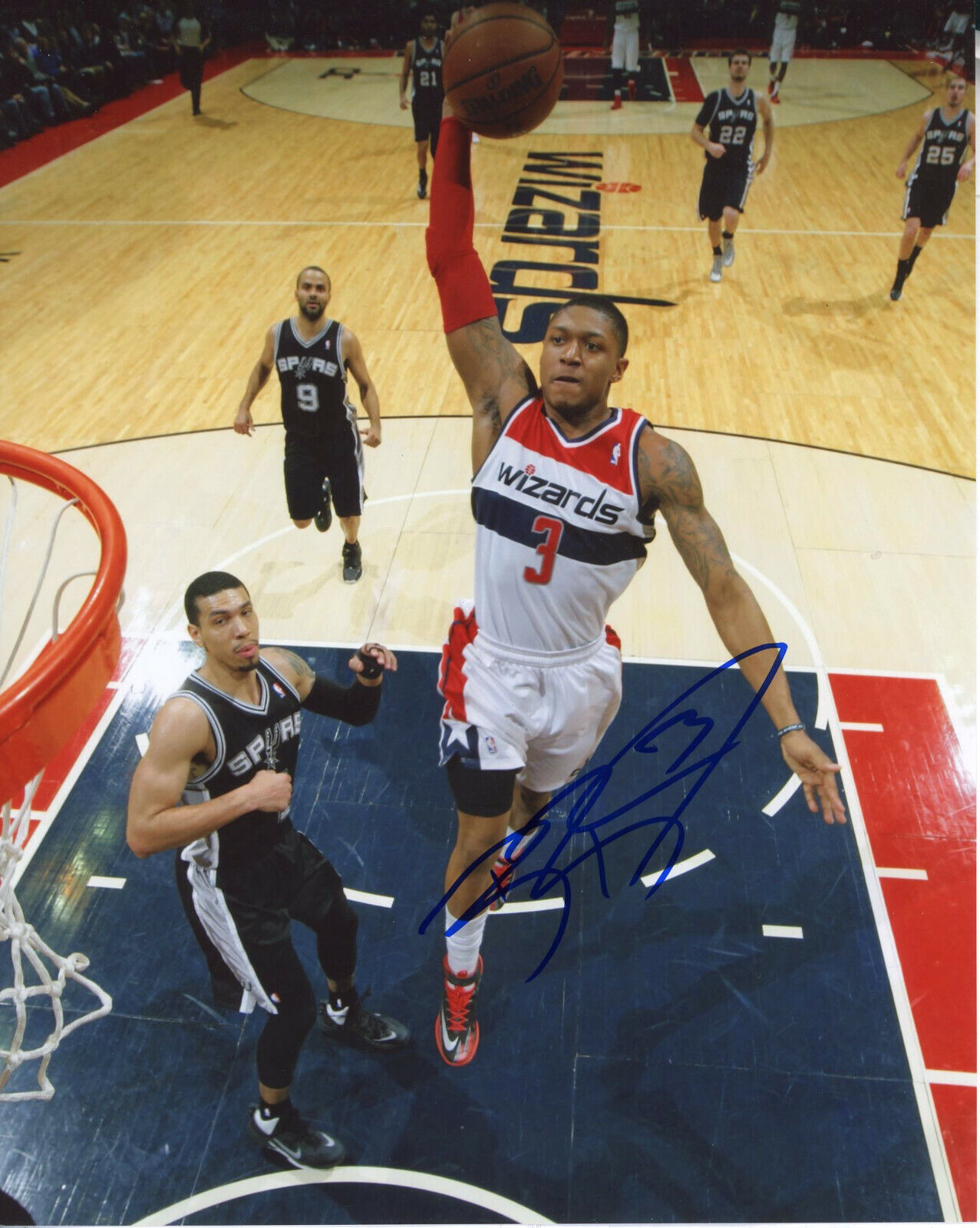 Bradley Beal Autographed 8x10 Washington Wizards Shipping #S1293