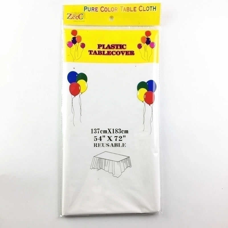 Modern Style Solid Color Cloth Party Street Tablecloth