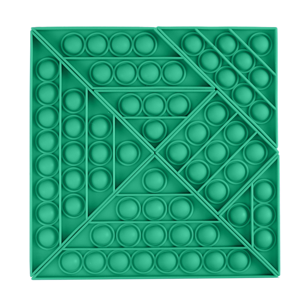 

7pcs Green Splicing - Pop It Fidget Toy, 501 Original