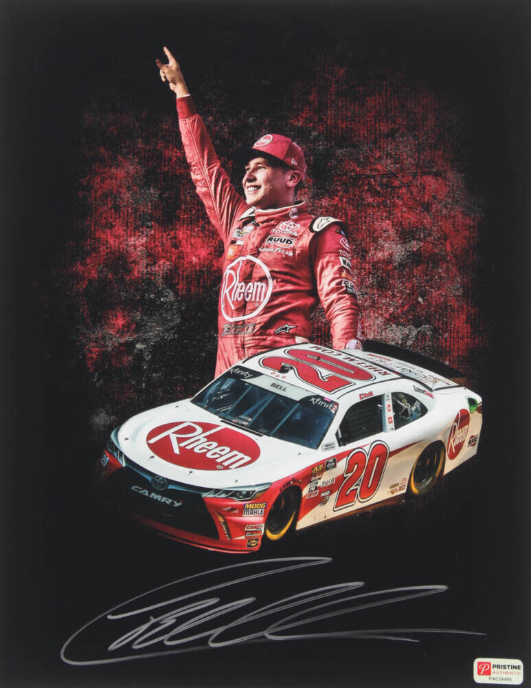 Christopher Bell Signed NASCAR #20 11x14 Race Car Driver Photo Poster painting PACOA Autographed