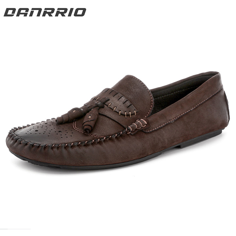 DANRRIO Handmade Retro British Style Frosting Tassels Loafers DANRRIO.COM DANRRIO