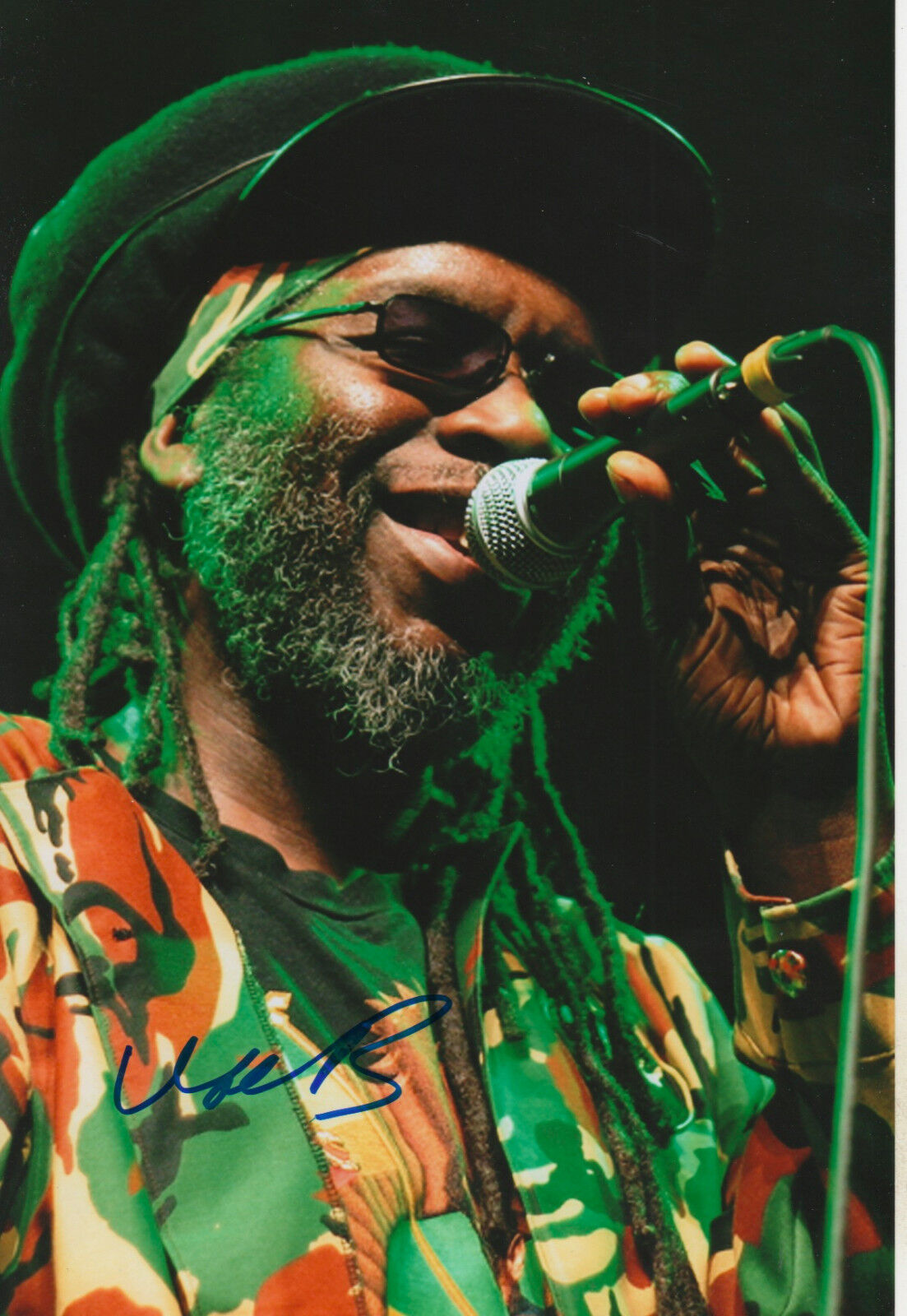 Macka B signed 8x12 inch Photo Poster painting autograph