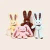 Plushie Bunny Keychain Bag Charm Long Ears Long Legs Girls Gift Idea