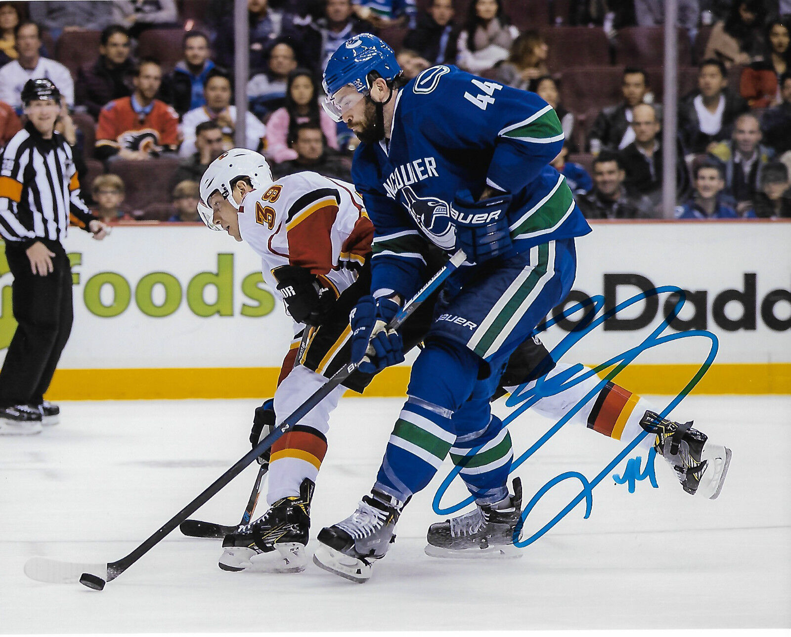 Vancouver Canucks Eric Gubrandson Autographed Signed 8x10 Photo Poster painting COA B