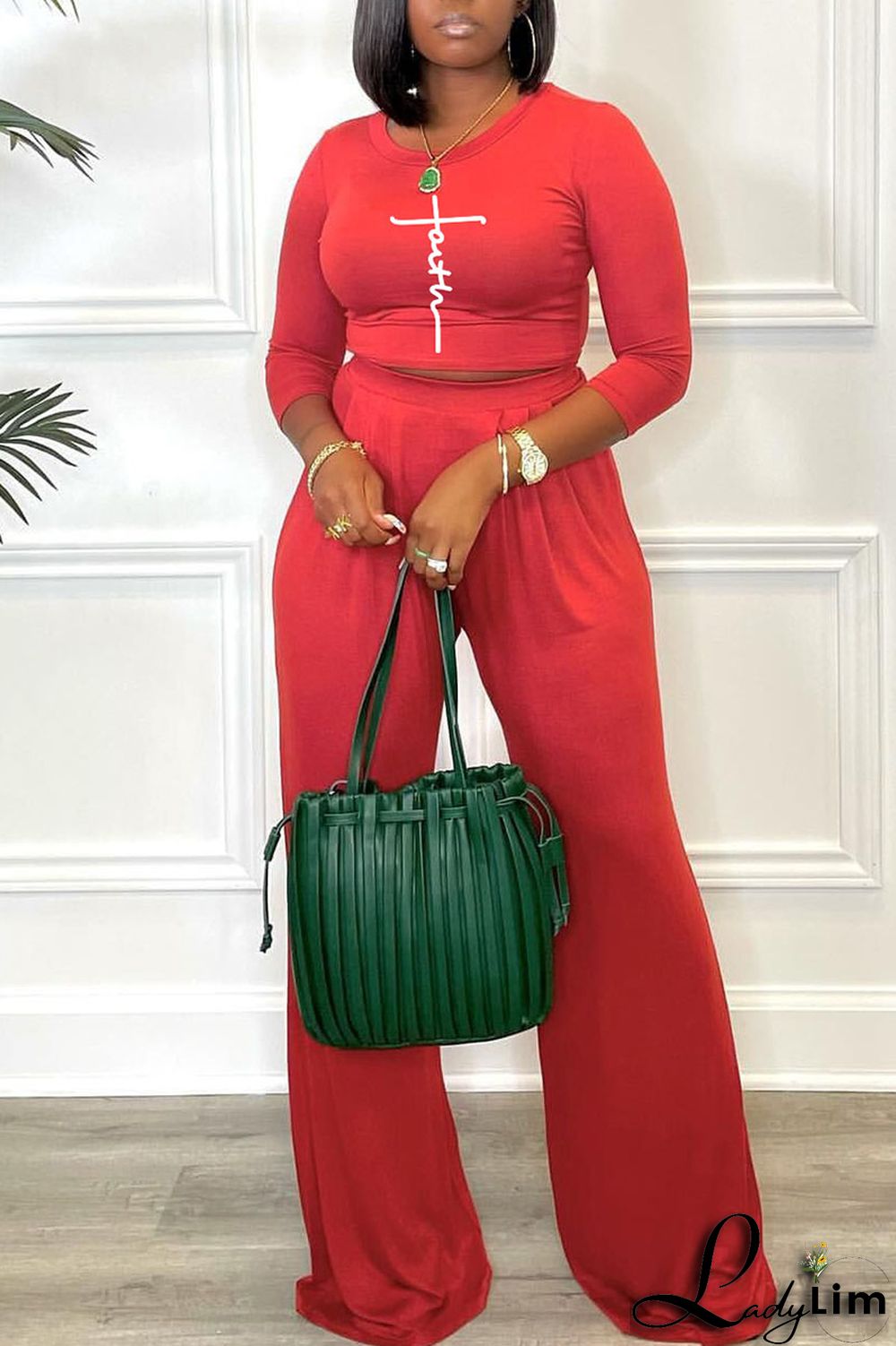 Black Casual Print Patchwork Fold O Neck Short Sleeve Two Pieces