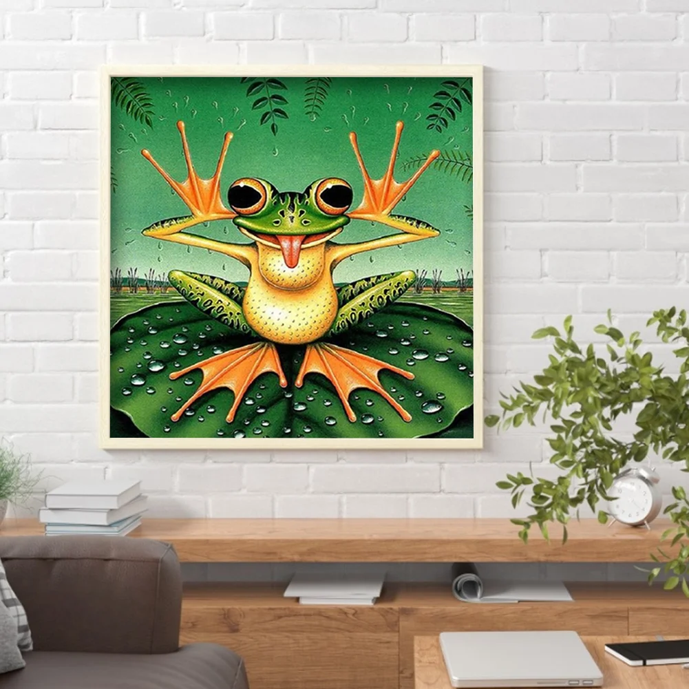 11CT Full Stamped Cross Stitch - Scenery House Countryside(Canvas|40*50CM) - Eco-Friendly Cotton Thread