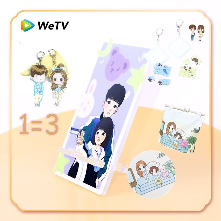 1=3 Official Character Merch for Collection - Convenient for life