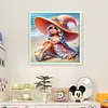 (Multi-Style) Girl and Grandma-11CT Stamped Cross Stitch 45*45cm/17.72*17.72in
