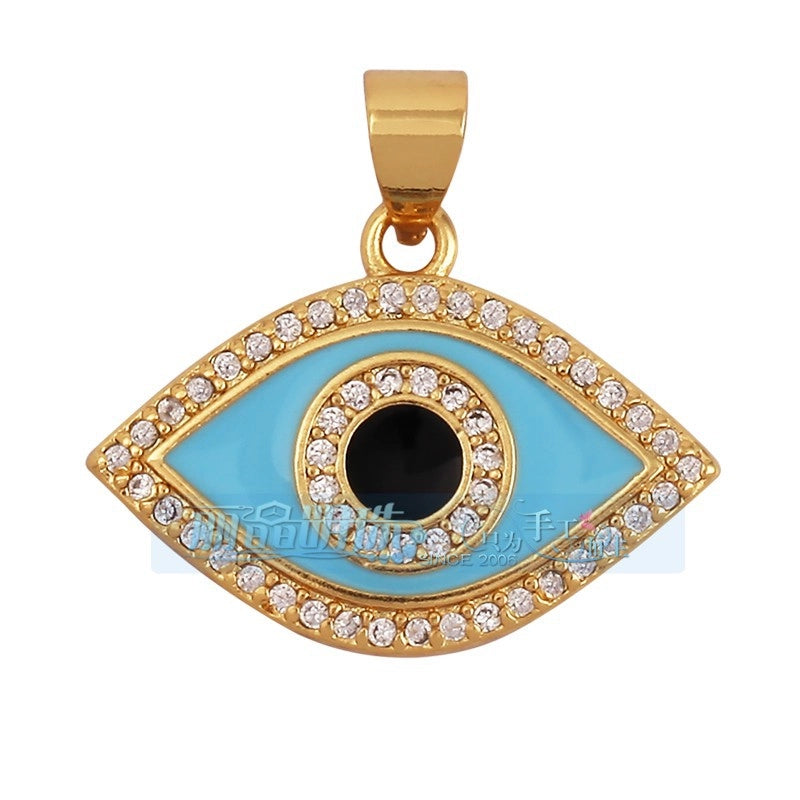 1 Piece Copper Devil’s Eye Pendant Jewelry Accessories