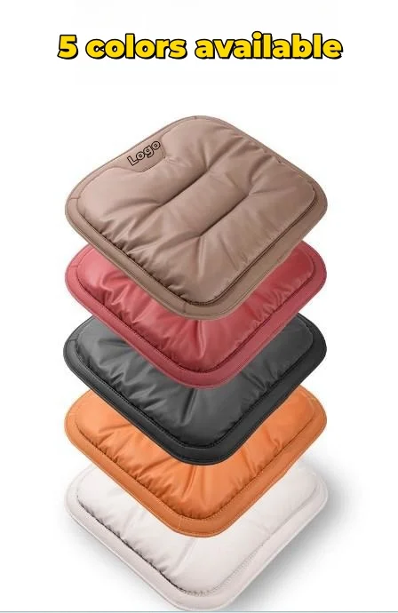 Skin-friendly Anti-fouling Leather Cushion Anti-slip Seat Cushion