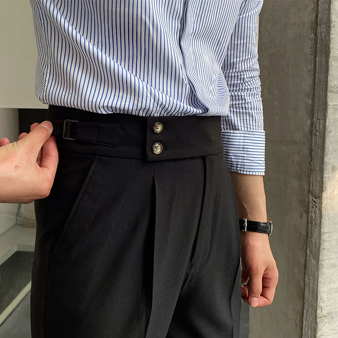 [Lowest Price]Gentleman comfortable vintage trousers
