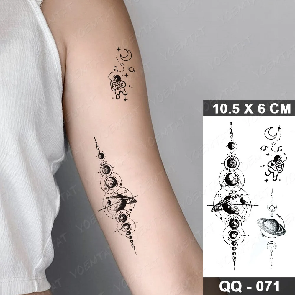 Waterproof Temporary Tattoo Sticker Cloud Lightning Magic Flash Tatoo Small Cute Crystal Hand Wrist Fake Tatto For Body Art