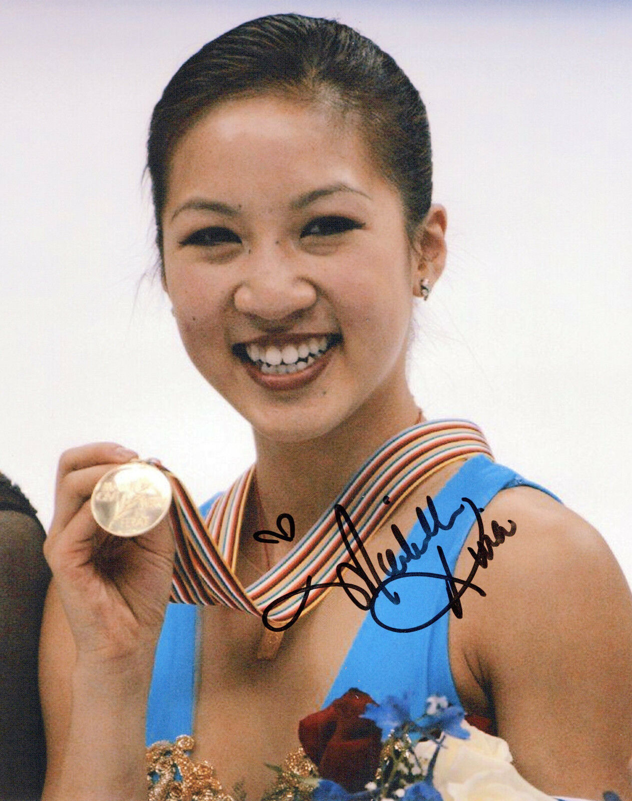 Michelle Kwan Olympic Ice Skater autographed Photo Poster painting signed 8x10 #4 gold medalist