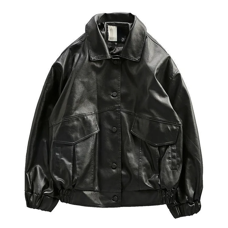 Leather New Jacket Leather Luxury Motorcycle Loose Clothing Jacket Fashion Light Comfortable 2022 Autumn Clothing Men