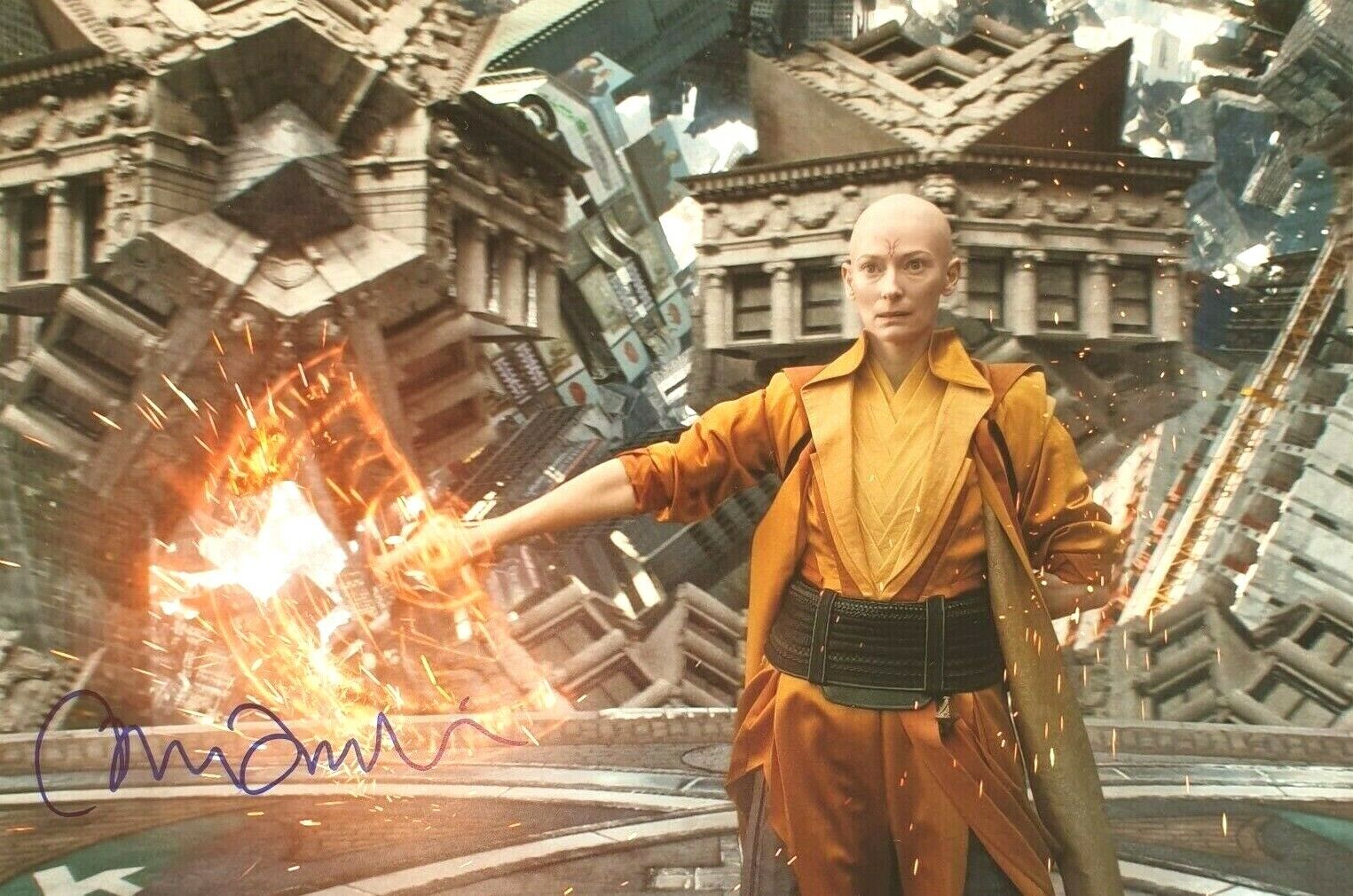 TILDA SWINTON In-Person Signed Autographed Photo Poster painting RACC COA Dr. Strange Marvel