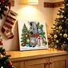 Christmas DIY Special Shape Diamond Painting Pearl Art With Inner Frame Kit 25x25cm(Zebra)