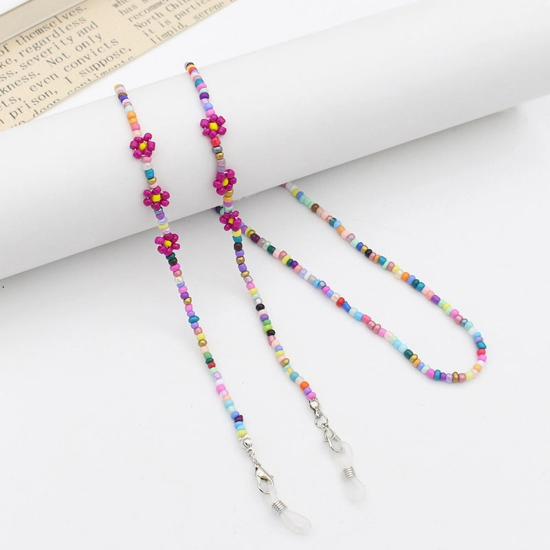 Casual Minimalist Geometric Crystal Unisex Glasses Chain