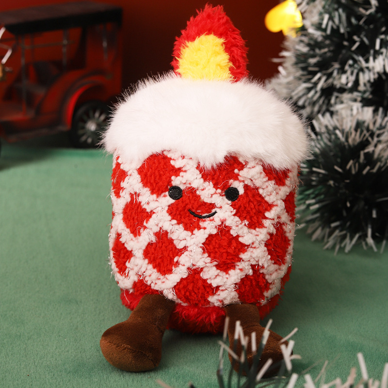 Cute Christmas dolls Christmas trees reindeer snowmen plush toys Christmas decorations doll ornaments-MERUMOTE