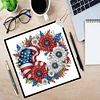 Special Shaped Independence Day Wreath 5D DIY Diamond Art Painting Notebook Kit