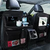 Car Seat Back Organizer with Foldable Table Tray Multi-Pocket Storage Bag