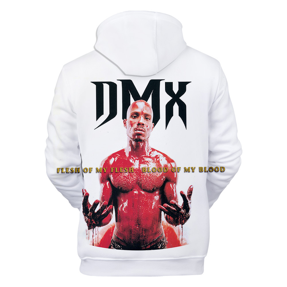 DMX Hoodie DMX 3D Letter Pullover Sweatshirt