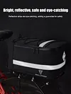 Portable Bicycle Piggyback Bag Waterproof Mtb Rear Bag for Traveling Accessories