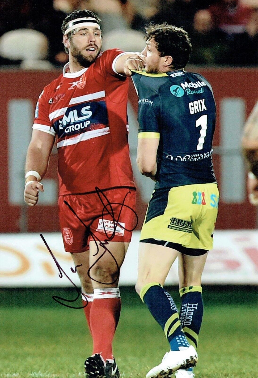 Lee JEWITT Rugby League Hull KR 2018 Signed Autograph 12x8 Photo Poster painting AFTAL COA