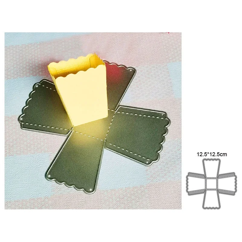 Craft Dies Candy Box Case Frame Cutting Dies Stencils Dies for Diy Scrapbooking Dies Craft Paper Card Making Metal Dies New 2021
