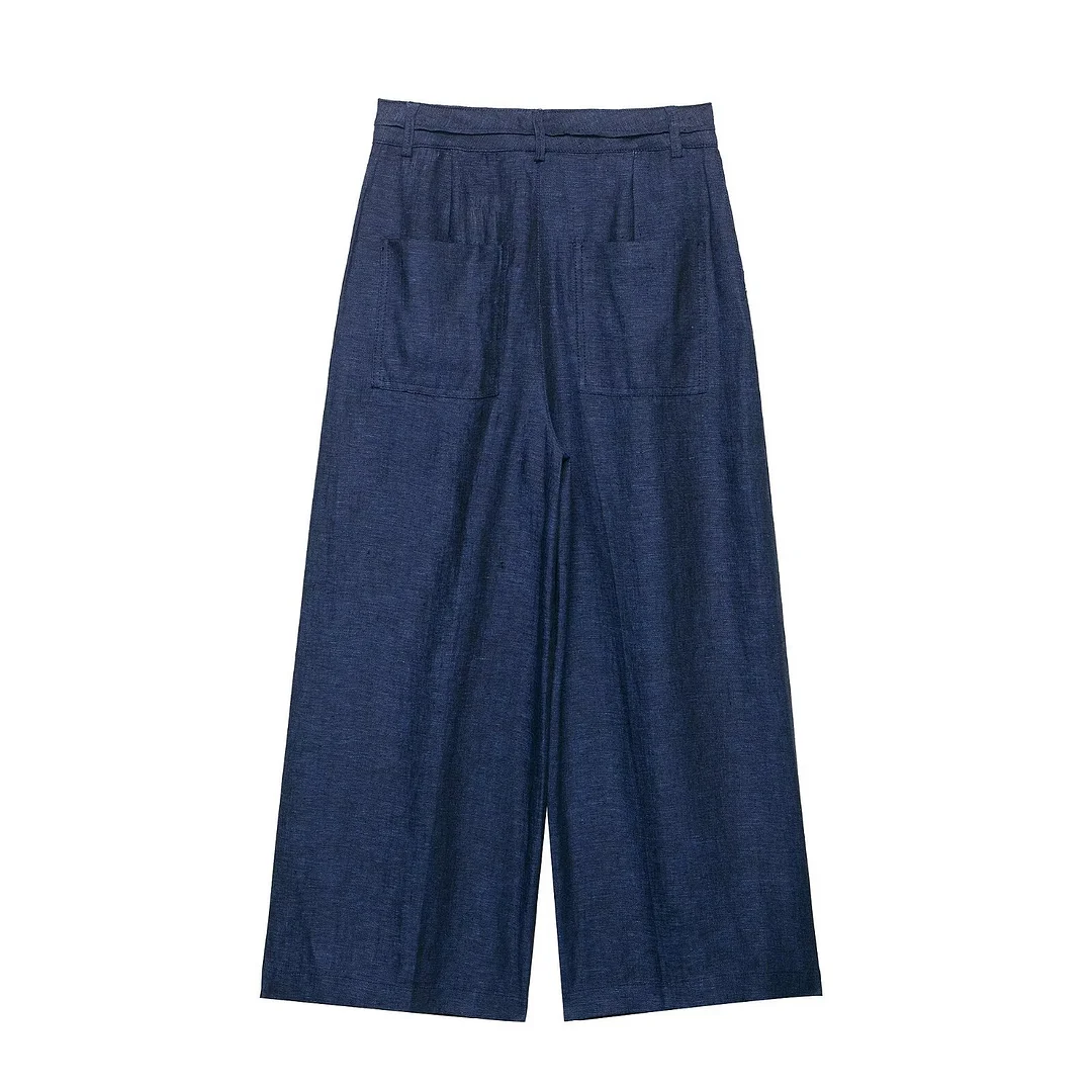 Nigikala Nigikala Women's Temperament Commuting Suit Double Sleeveless Vest + Wide Leg Pants 3191052 3191051