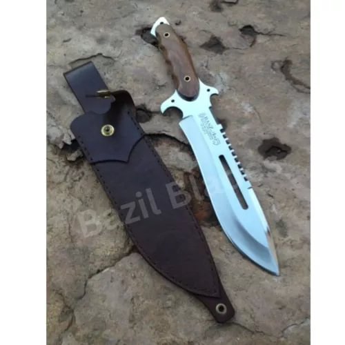 pornhint Pornhint Custom Handmade Bowie Knife Full Tang Knife D2 Tool Steel Survival Knife Outdoor New