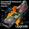 Professional Mobile Phone Diving Case IP68 TPU PC Material Waterproof, Dustproof and Shockproof With Lanyard Underwater Seal HD Photo Recording iPhone Huawei Universal