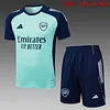 2025/2026 Arsenal pre-match training Light Green Shirt+Shorts 1:1 Thai Quality