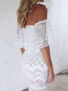 Lace Off-The-Shoulder Wedding Maxi Dress