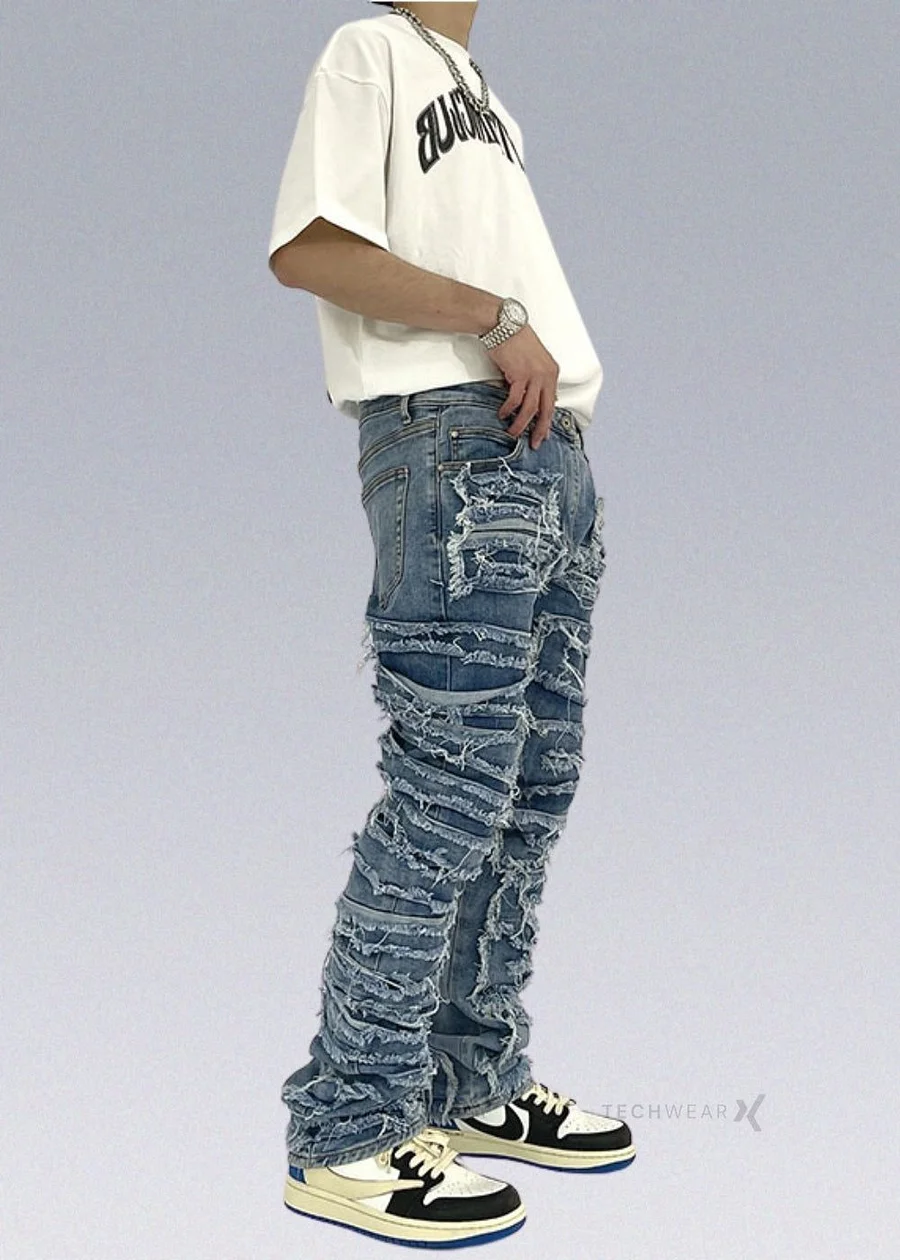 Valabasas Stacked Jeans - Techwear - X Valabasas Stacked Jeans - Techwear - X