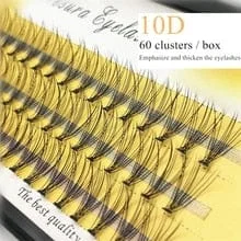 Pornhint 61 cluster/box Individual eyelashes_0.07/0.1thick cluster eyelash extension,3D lashes natural false eyelashes wholesale