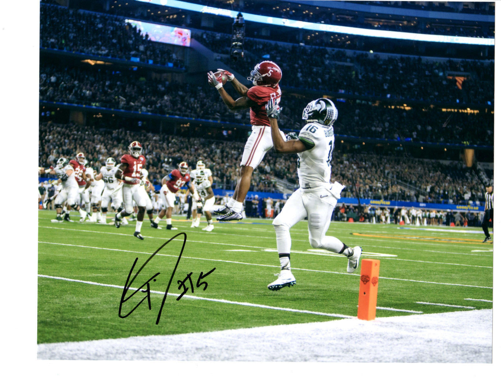 Cyrus Jones Alabama Crimson Tide autographed signed 8x10 Photo Poster painting BCS INT COA