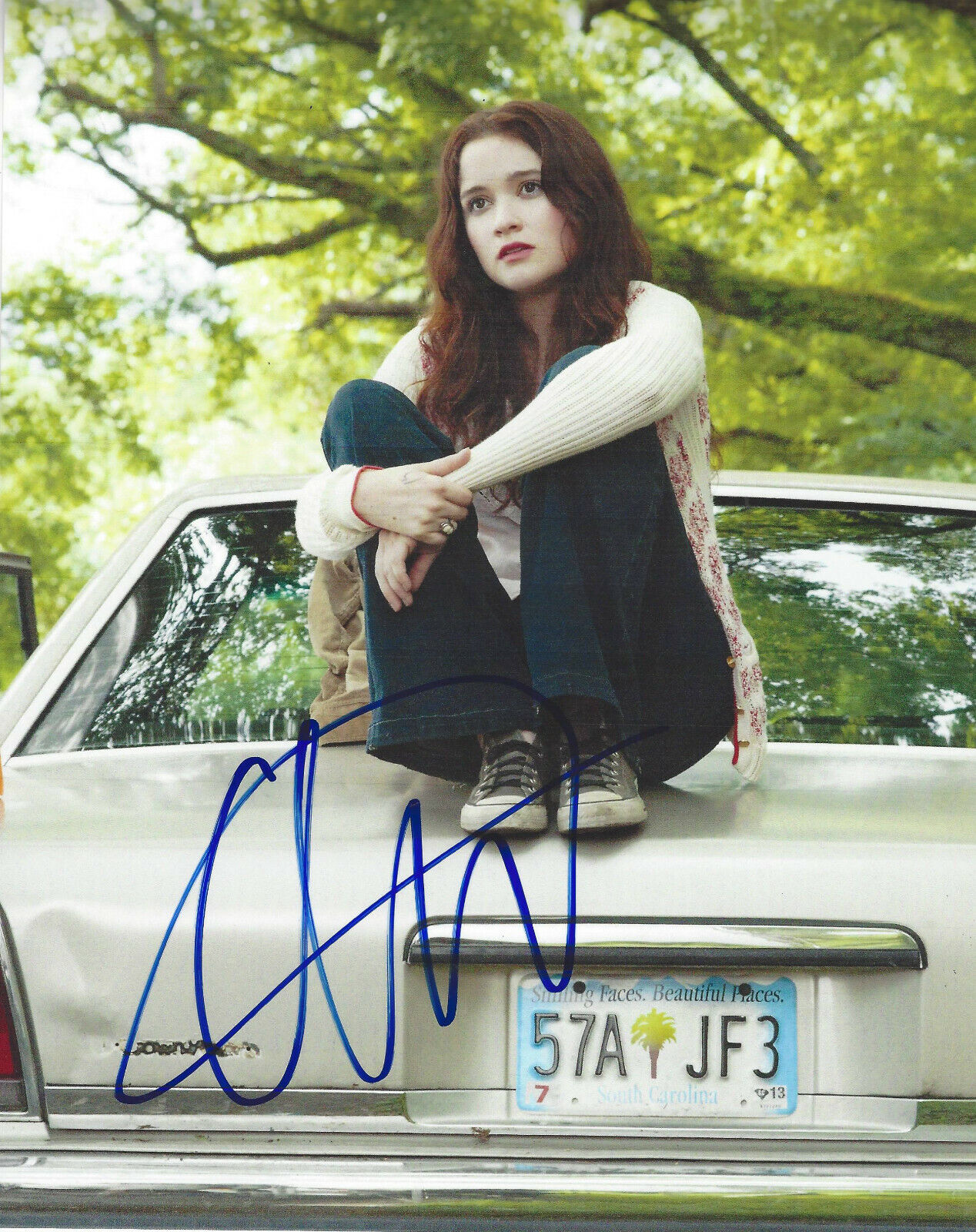 ALICE ENGLERT SIGNED THEM THAT FOLLOW 8x10 MOVIE Photo Poster painting B COA SEXY ACTRESS