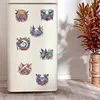 (US Local)12Pcs Diamond Art Magnets Fridge Sticker Set for Adults Beginners (CN561 Bird)