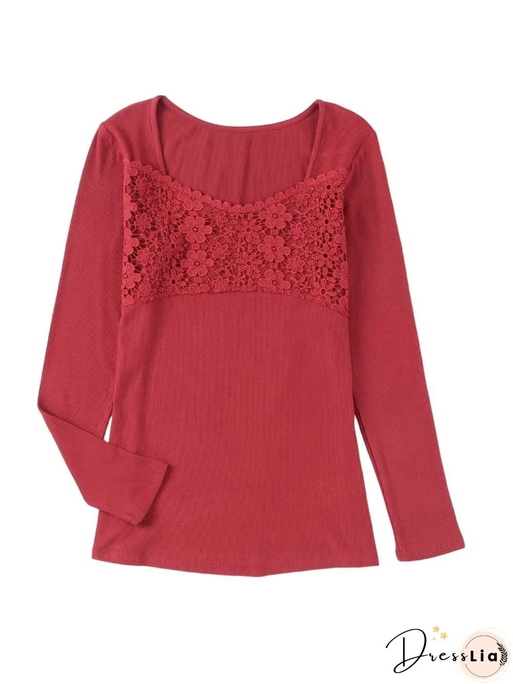 Floral Printed Casual Long Sleeve Tunic Top