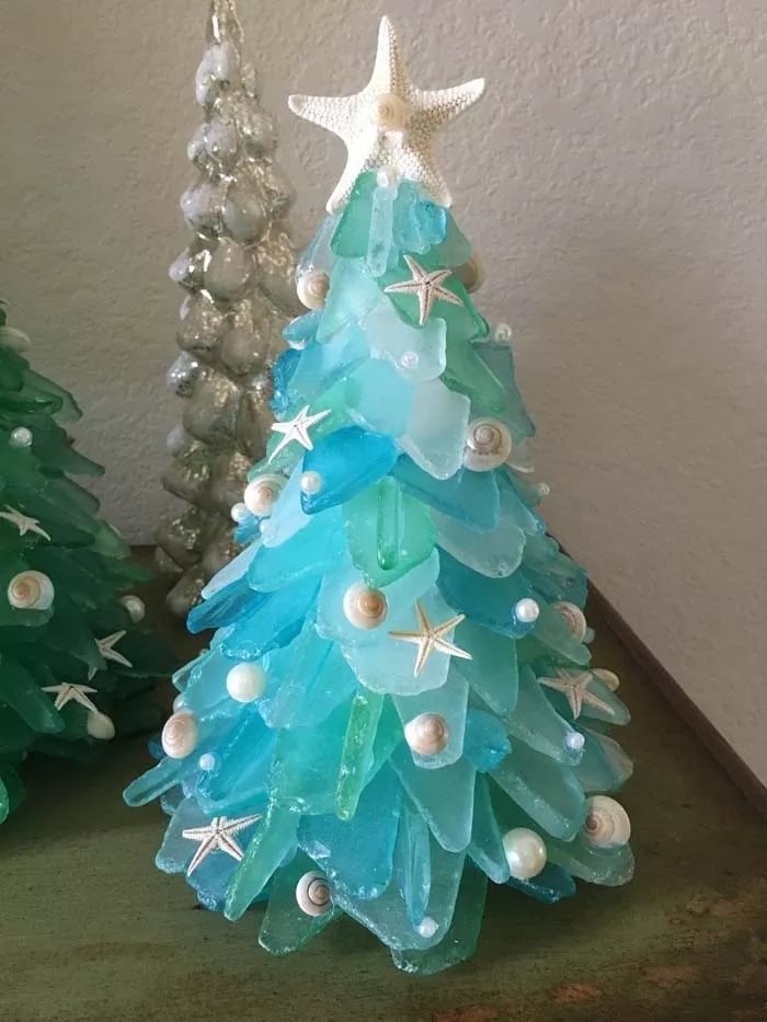 🎄50% OFF Christmas Sale🎄Sea Glass Christmas Tree