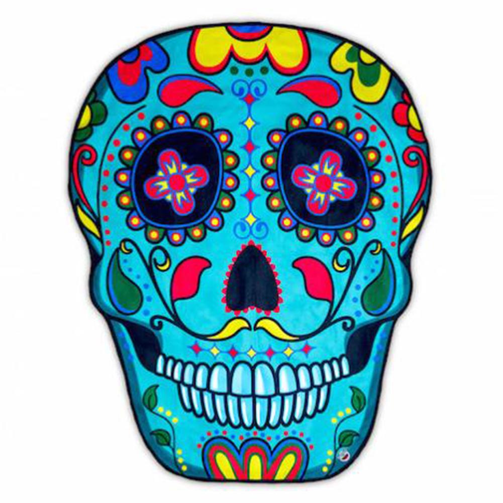 

Beach Tapestry Carpet Blanket Picnic Mat Wall Hanging Art Decor (Skull11, 501 Original
