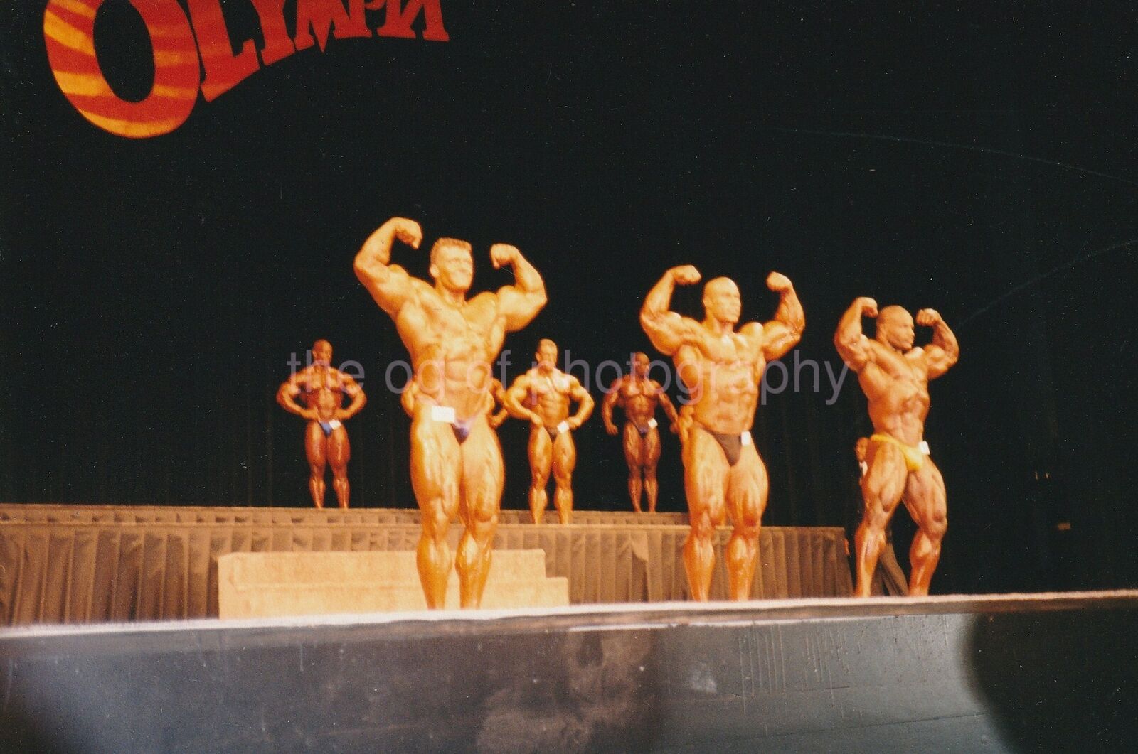 Muscle Men FOUND Photo Poster paintingOriginal BODYBUILDERS Bodybuilding 92 7 H