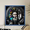 【Limited Stock Sale】Scary Big-Eyed Doll-14CT Stamped Cross Stitch 50*50cm/19.69*19.69in tapestrymarket